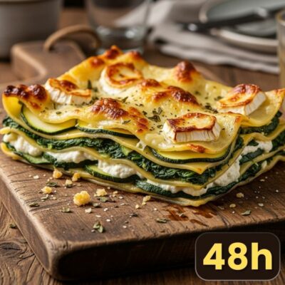 Lasagnes végé au chèvre