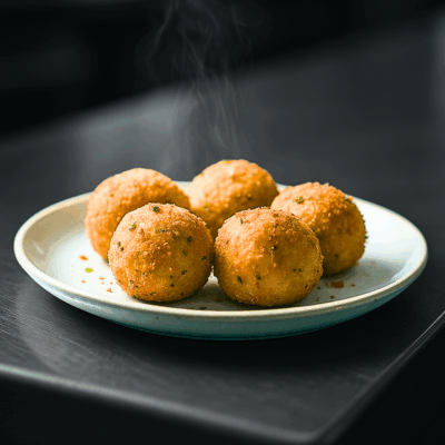 Boulettes de poulet panées
