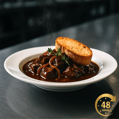 Carbonnade flamande à la bière brune