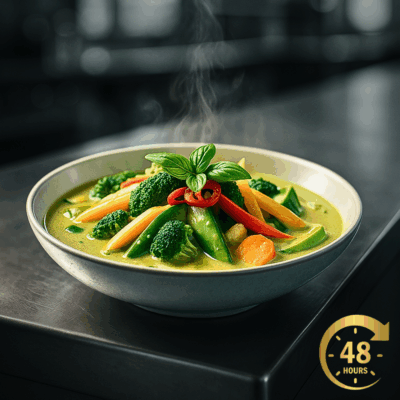 Curry vert thaï de légumes