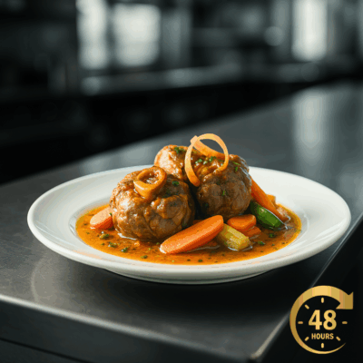 Osso bucco de veau à la parmesane